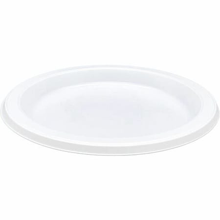Genuine Joe Genuine Joe Plates, Round, Plastic, Reusable/Disposable, 7in, 12 WE, 125PK GJO10331